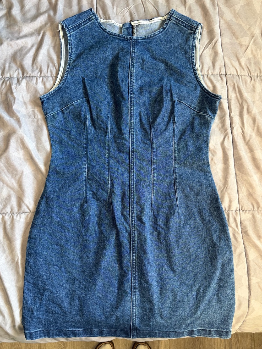Fitted Jean Dress